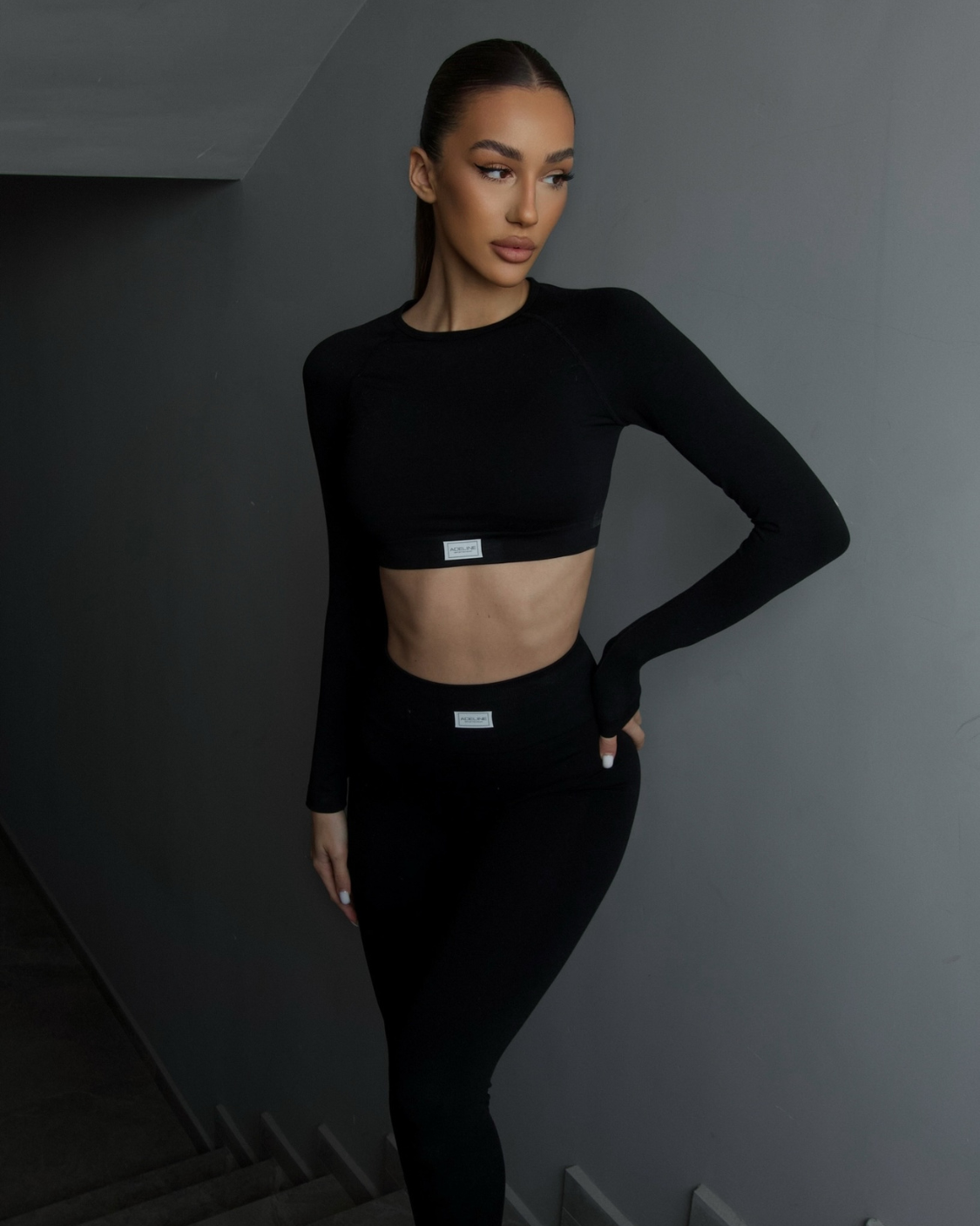 Спортен клин 𝐀𝐔𝐑𝐀 в кафяв цвят